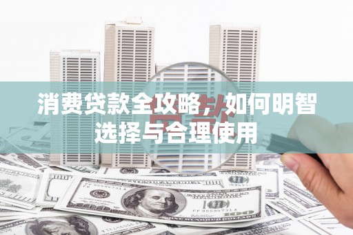 阜新消费贷款全攻略，如何明智选择与合理使用