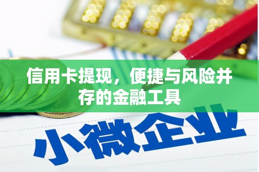 阜新信用卡提现，便捷与风险并存的金融工具