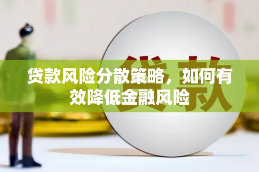 阜新贷款风险分散策略，如何有效降低金融风险