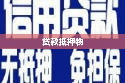 阜新贷款抵押物