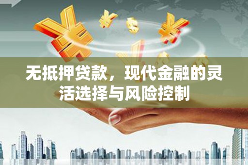 阜新无抵押贷款，现代金融的灵活选择与风险控制