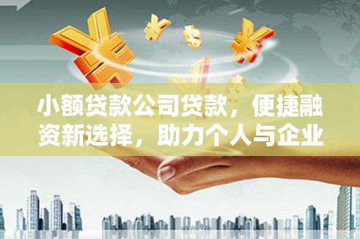 阜新小额贷款公司贷款，便捷融资新选择，助力个人与企业成长