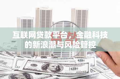阜新互联网贷款平台，金融科技的新浪潮与风险管控