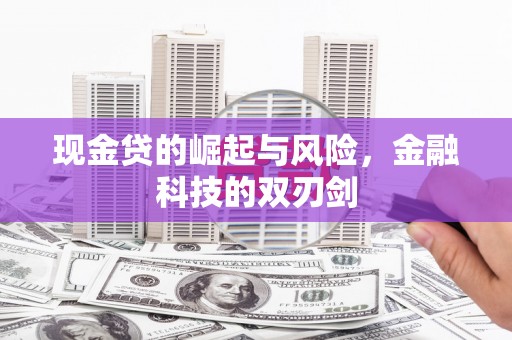 阜新现金贷的崛起与风险，金融科技的双刃剑