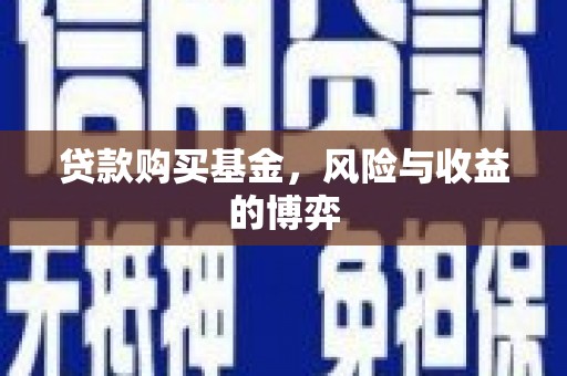 阜新贷款购买基金，风险与收益的博弈