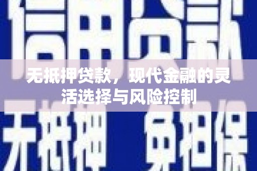 阜新无抵押贷款，现代金融的灵活选择与风险控制