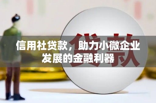 阜新信用社贷款，助力小微企业发展的金融利器