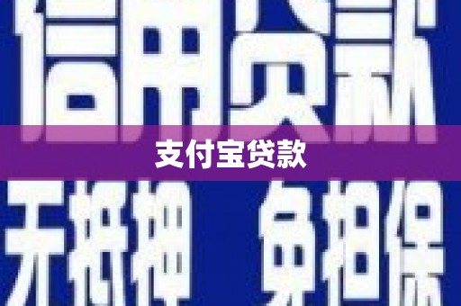 阜新支付宝贷款
