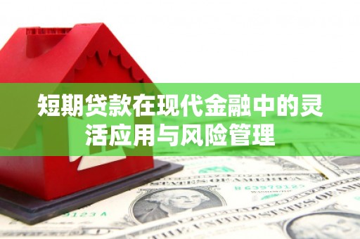阜新短期贷款在现代金融中的灵活应用与风险管理